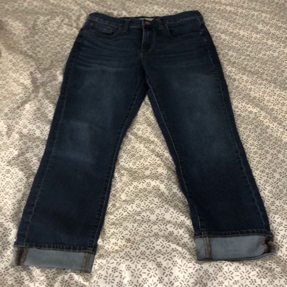 Madewell dark wash Cruiser straight size 29